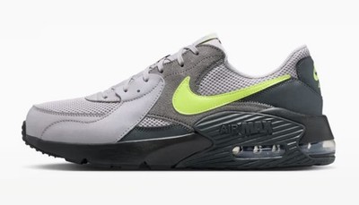 Nike Air Max Excee Grey Yellow Black FZ5486-007 Men's Sneakers Multi Size NEW