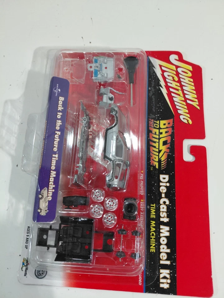 Johnny Lightning 1:64 DieCast Model Kits Back to the Future DeLorean DMC 12 - Image 4 of 4