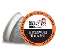 San Francisco Bay Coffee Pods Dark Roast - French Roast 36 Counts Keurig T3