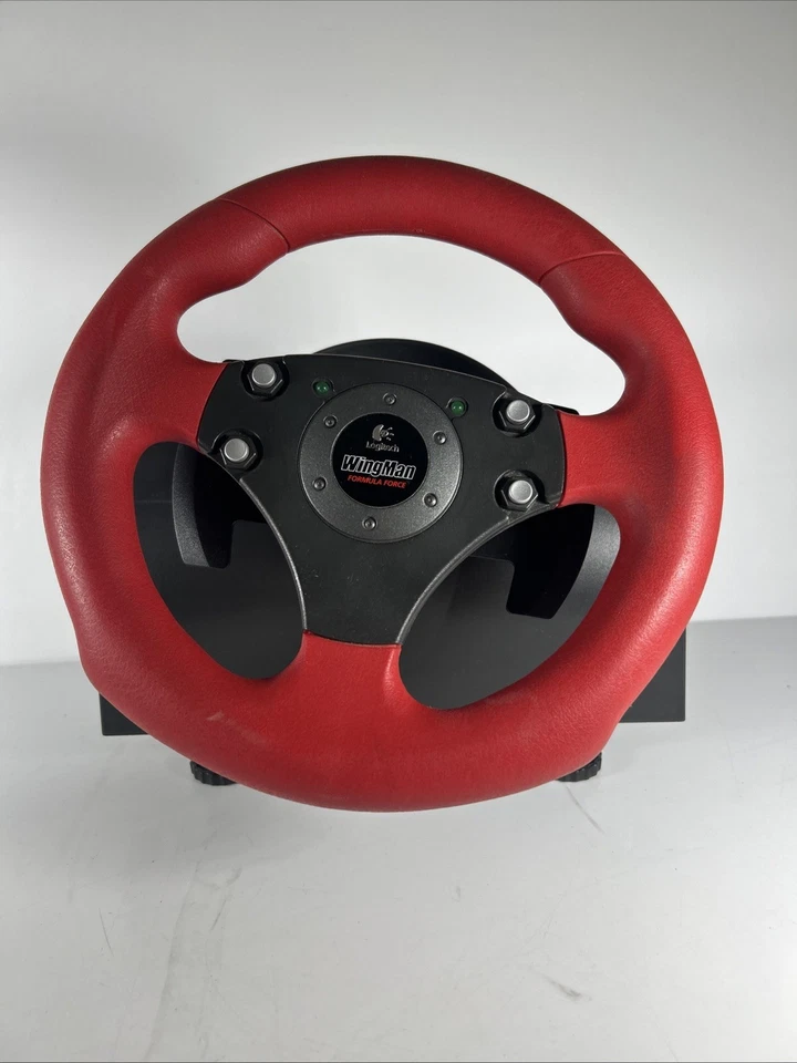Logitech Wingman Formula Force Steering Wheel & Pedals Ready To Play - Image 2 of 4
