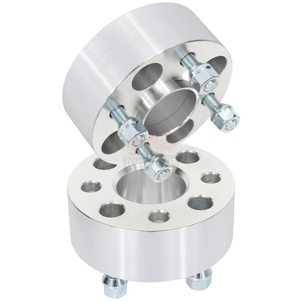 2 piezas 2" 4x100 12x1,5 pernos espaciadores de rueda para Chevrolet Chevette Cobalt Foto 4 de 4