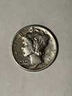 1943 Mercury Dime - 90% silver composition - Receive this coin