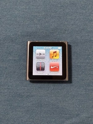 Apple iPod Nano 6th Generation 8GB Silver A1366 MC688LL/A Tested