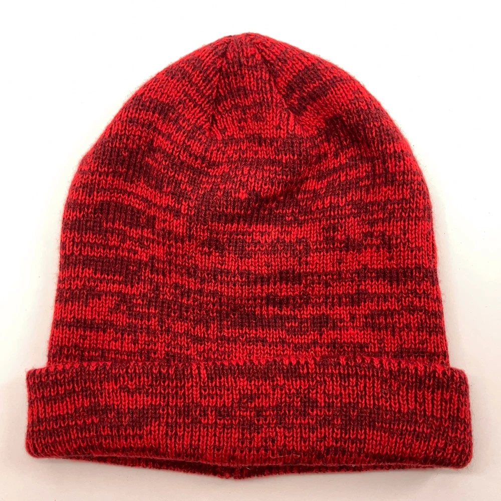 Original Use Red Pattern Winter Cuff Cap
