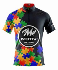 Custom Name Motiv Puzzle Bowling Jersey Size S-5XL, NEW