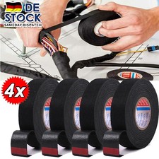 4x Cable Harness Adhesive Tape Insulation Tape Automotive Car black 19mm 20M
