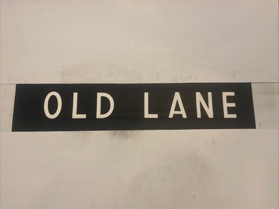 Old Lane - Merseyside 12. Juni Bus Destination Blind 36  x 7  Geschenk