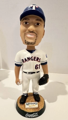 Chan Ho Park #61 Bobblehead MLB Texas Rangers 2002 CocaCola Minyard White Jersey