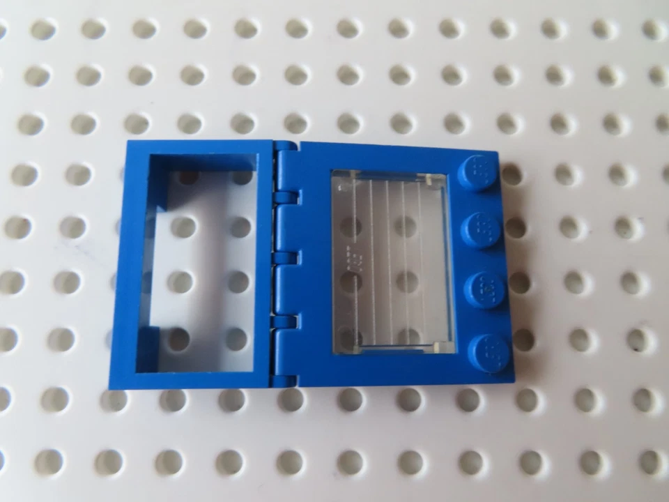 Lego 1 x kpl. Autodach Sonnendach 2349 4214 blau 4x4 Scheibe transp. klar - Bild 1 von 1