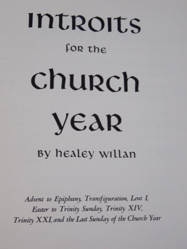 Introits for the Church Year H. Willan 1957 Kirchenmusik Liederbuch Hymnus Psalm - Bild 12 von 14