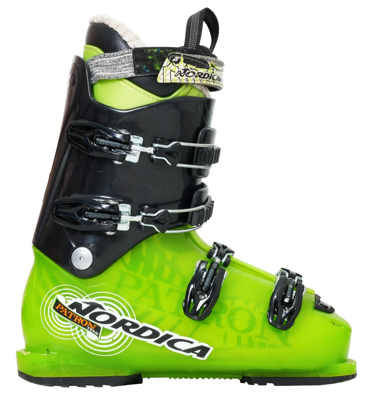 Scarponi Da Sci Da Pista Bambino Nordica PATRON Verde Taglia 39 Mondopoint 25 foto 3