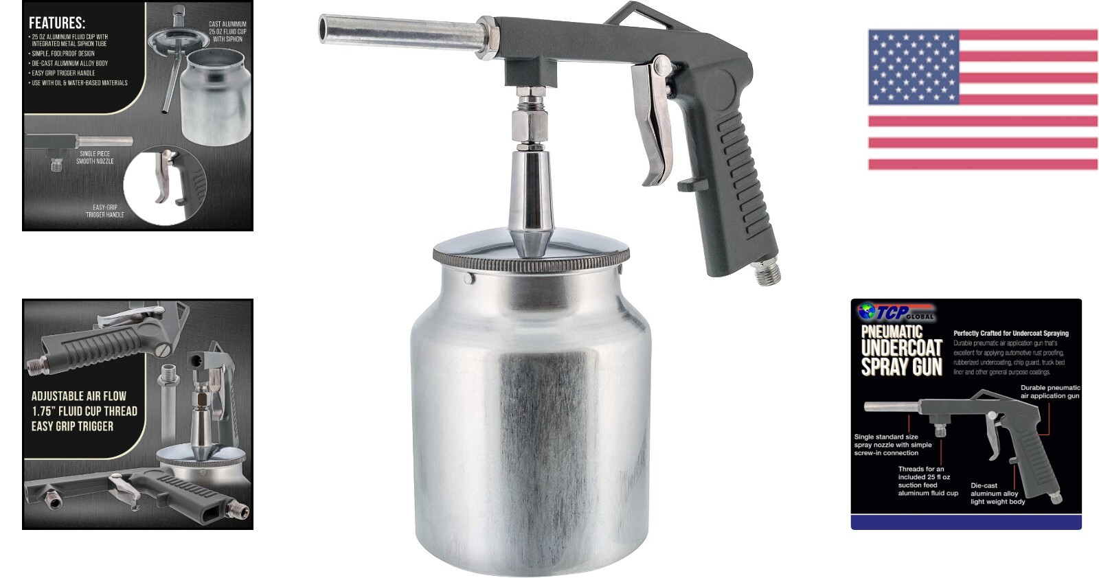 Undercoating Spray Gun Truck Bed Liner Coating, Rubberized Undercoat