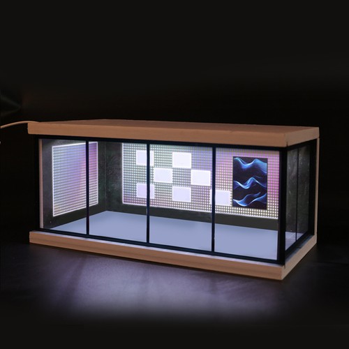 NEU 1/64 Auto Garage Modell LED Beleuchtung Auto Showroom Szene Display Modell Geschenk - Bild 11 von 23