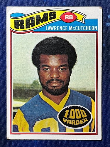 Lawrence McCutcheon 1977 Topps Football #375 Los Angeles Rams