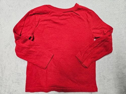 Circo Red Lightweight Long Sleeve Crew Neck Racing Car T-Shirt 5T - Picture 3 of 3