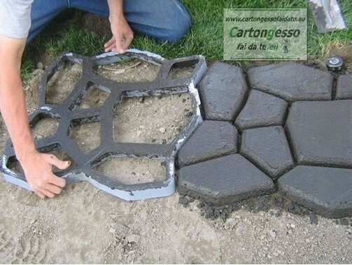 Matrice Stampo per Cemento Professionale 43x43x4 cm - Alta Resistenza