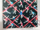 Cute Ice Skater Themed Memory Board with Hooks