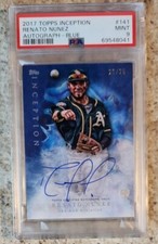 2017 Topps Inception Baseball Cards 58
