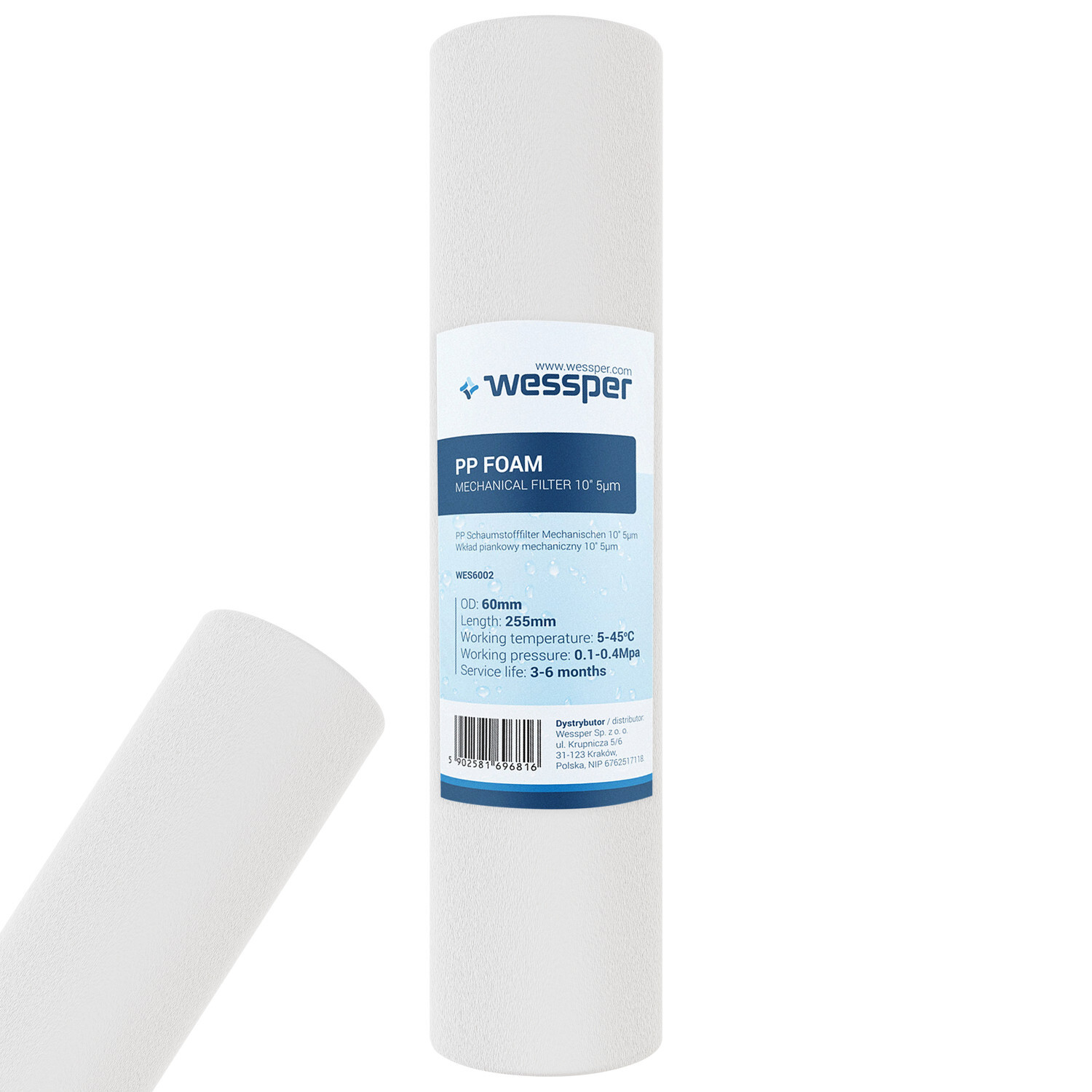 A-CLASS 3-Stufen Wasserfilter 10 Zoll - Für Hauswasser Zisterne Brunnen 3/4 Zoll