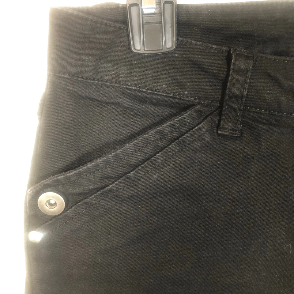 Pantalones Capris Negros Lip Service Gótico Punk Emo Grunge Metal Alternativo Y2K Club M Foto 3 de 4