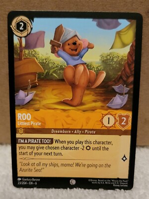 Disney Lorcana TCG - Roo Littlest Pirate - 23/204 Azurite Sea