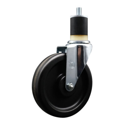 6 Inch Phenolic Wheel Swivel 1-7/8 Inch Expanding Stem Caster SCC