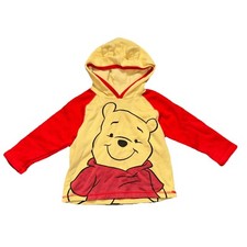 Vintage Winnie The Pooh Sweatshirt 90s Hoodie Disney Toddler Pull Over 3T RARE