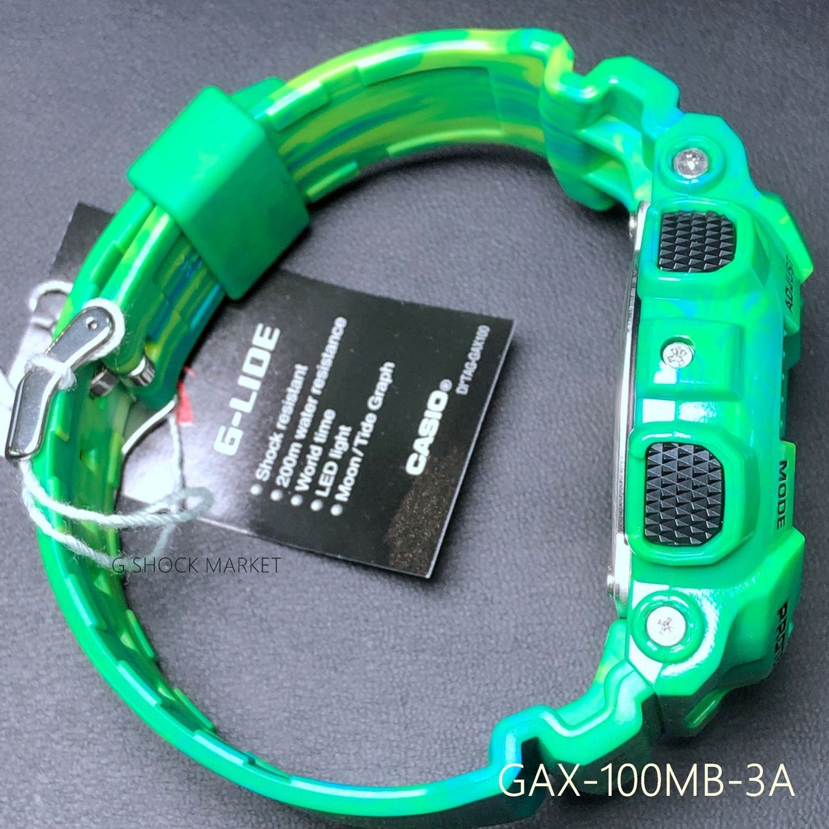 【レモンティー】G-SHOCK GAX-100MB-3AJF グリーン レモンティー様専用】G-SHOCK GAX-100MB-3AJF グリーン