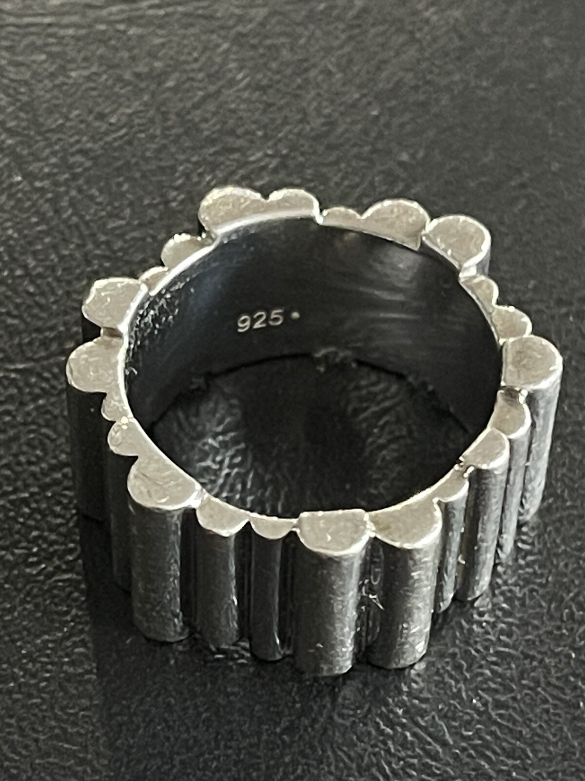 Silver RING Jette German Designer Solid 925 Silve… - image 5