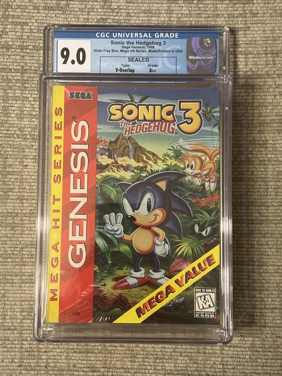 Brand New Sealed Sega Genesis Mega Hit Series Sonic The Hedgehog 3