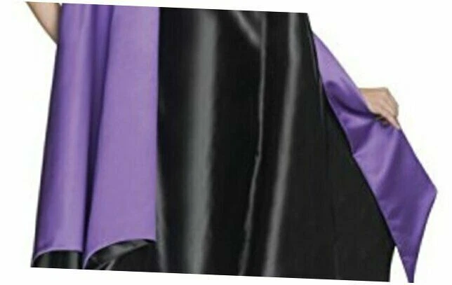 NUEVO HERMOSO SATINADO Batgirl Deluxe Adulto Capa BAT HALLOWEEN DISFRAZ BATMAN Foto 2 de 2