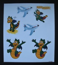 AERO LLOYD Aufkleber FLOYD Maskottchen Mascot Sticker &ndash; NEU Rarit&auml;t