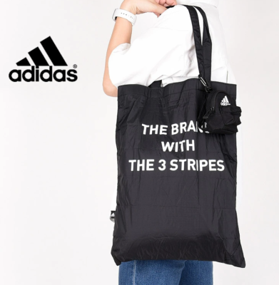 adidas Packable Bag Foldable Eco Bag & Clip-On Ultra Mini Bag Gym