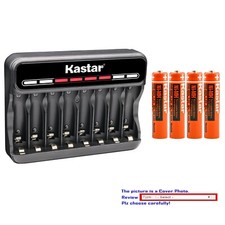Kastar Battery CMH8 Charger for Panasonic 1.2V 400mAh BK40AAABU AAA Rechargeable