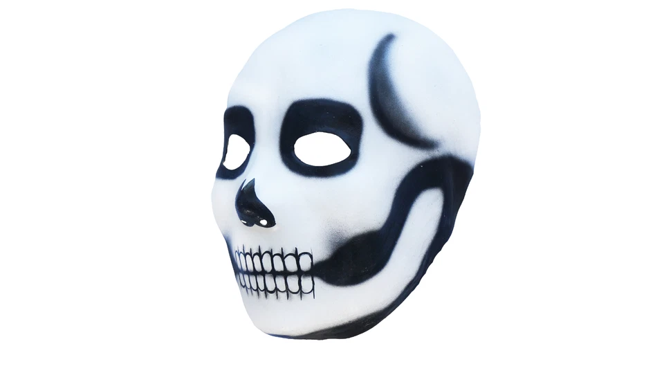 Ghoulish Productions Makeup Skull Latex Face Mask Horror Halloween Cosplay - Image 2 of 4