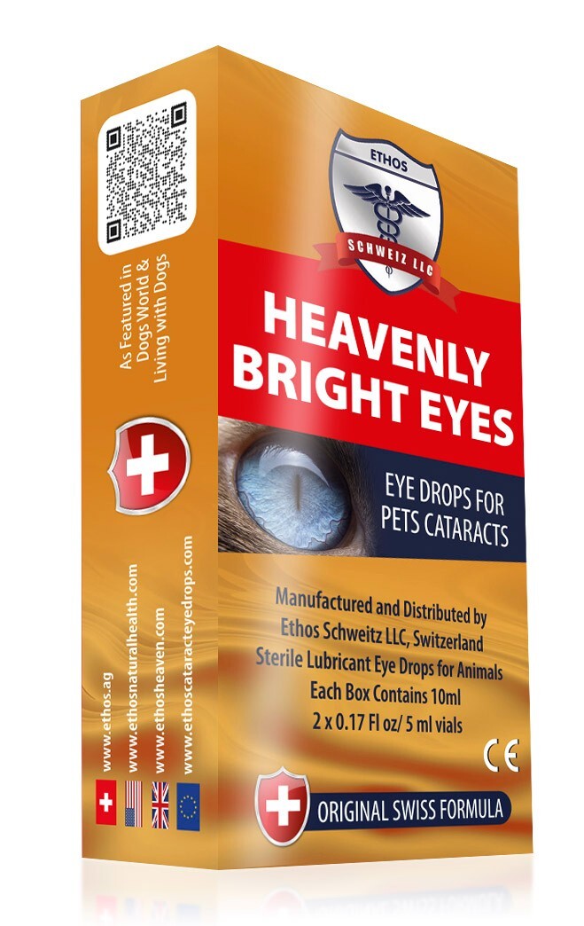 Ethos Bright Eyes Cataract Eye Drops for Dogs and Pets Box 10ml