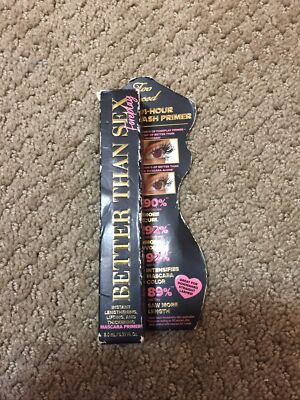 NEW Too Faced Better than Sex Foreplay Mascara Primer Makeup Full Size 0.27oz