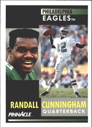 1991 Pinnacle Football Card 348 Randall Cunningham EBay