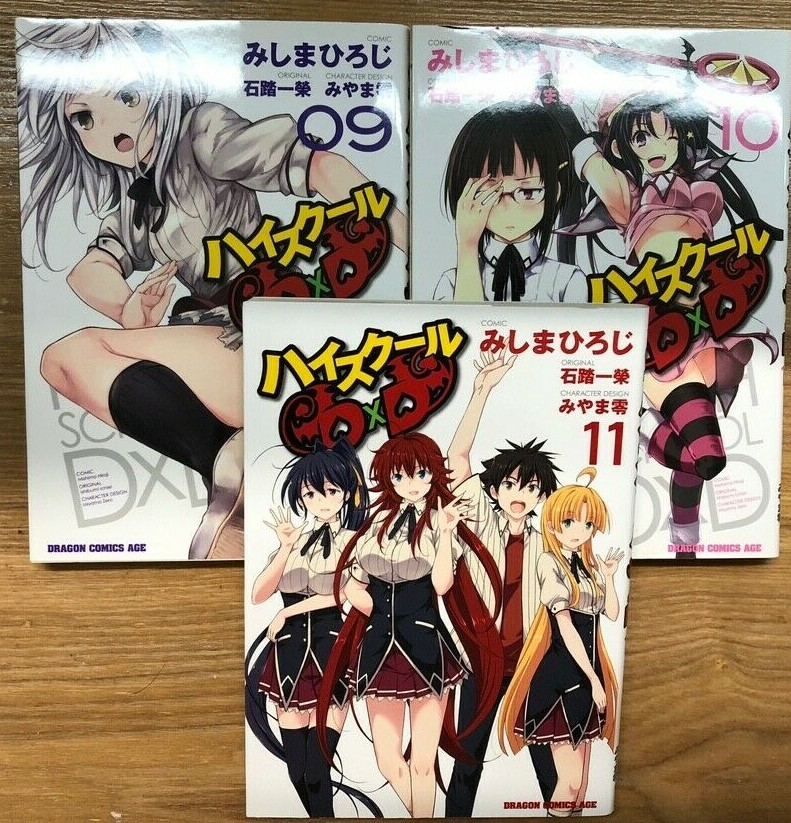 HIGHSCHOOL D X D Manga Comic Complete Set 1-11 HIROJI MISHIMA Book FJ*