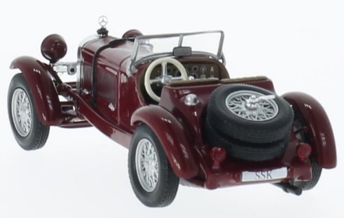 MB Mercedes Benz SSK - 1928 - darkred - WhiteBox 1:43 - Bild 4 von 5