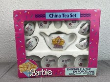 1989 Mattel Chilton-Globe Barbie 12pc China Tea Set