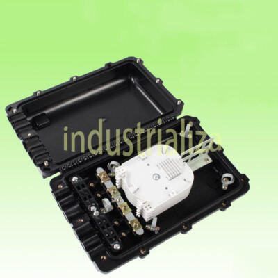 48 core 3 In 3 Out Fiber Optic Drop Cable Fiber Optic Splice Closure Joint Box