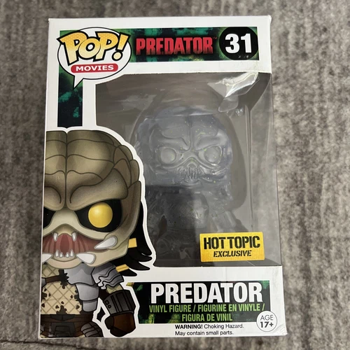 Funko Pop Movies: (Translucent) PREDATOR #31 Hot Topic Exclusive - Vaulted