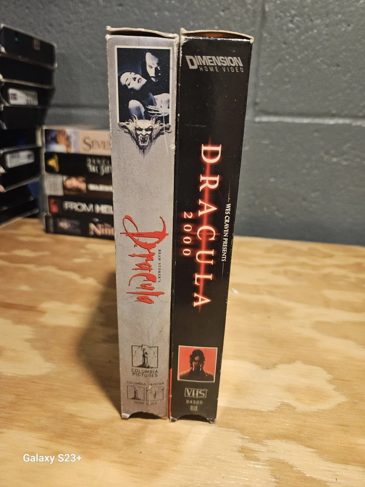 Bram Stoker's Dracula, Wes Craven Dracula 2000 VHS Set, Columbia, Dimension - Image 3 of 4