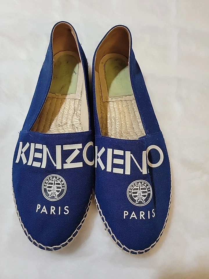 Zapatos para mujer Kenzo Paris alpargatas azules talla 41/ US 11 Foto 3 de 4