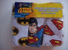 Justice League Underwear Underpants Boys 3 Briefs Sz 4 Hero Symbols NIP