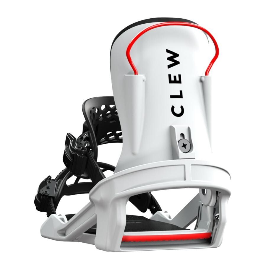 24-25 Clew Step In FREEDOM 1.0 Binding Snowboard White Black