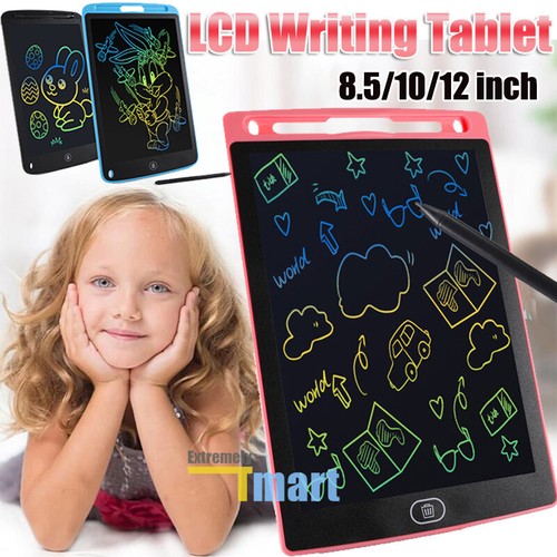 12" 10" Electronic LCD Digital Writing Tablet Drawing Board Graphics Kids Gift