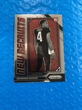2022 Panini Prizm Football Desmond Ridder New Recruits NR-2 Rookie Insert RC ATL