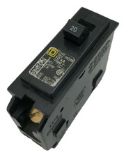 Square D Homeline 20 Amp Single 1 Pole Circuit Breaker HOM120
